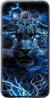 2D пластиковый чехол Ледяной леопард для Samsung Galaxy J1 (2016) Duos J120H - 6460t-262 изображение 