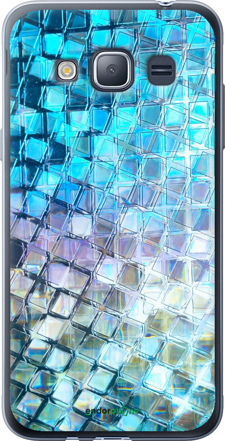 2D пластиковий чехол Луска, яка переливається для Samsung Galaxy J1 (2016) Duos J120H - 227t-262 изображение 
