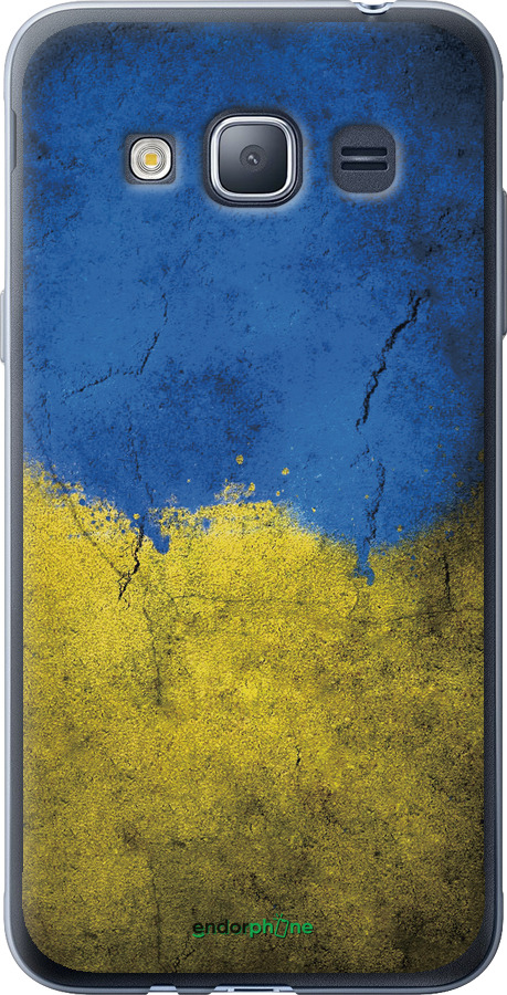 2D пластиковый чехол Флаг Украины 2 для Samsung Galaxy J1 (2016) Duos J120H - 401t-262 изображение 