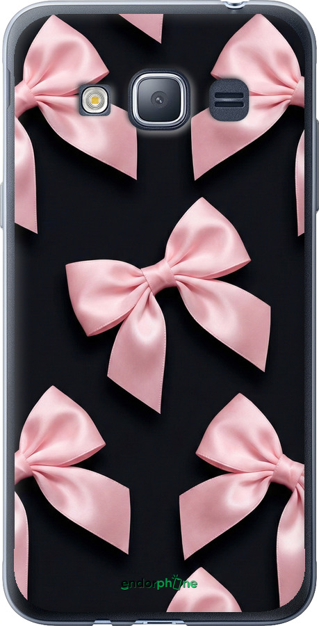 2D пластиковий чехол Coquette Ribbons Dark Coquette для Samsung Galaxy J1 (2016) Duos J120H - 6767t-262 изображение 