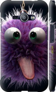 3D пластиковий матовий чехол Пухнастик для Samsung Galaxy J1 Ace J110H - 6017m-215 изображение 