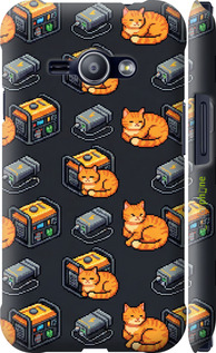 3D пластиковый матовый чехол 'Autonomous Zone' для Samsung Galaxy J1 Ace J110H изображение 3