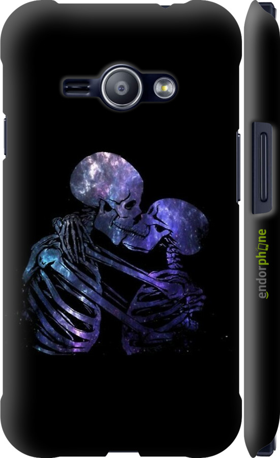 3D пластиковий матовий чехол Із зображенням скелета для Samsung Galaxy J1 Ace J110H - 6537m-215 изображение 