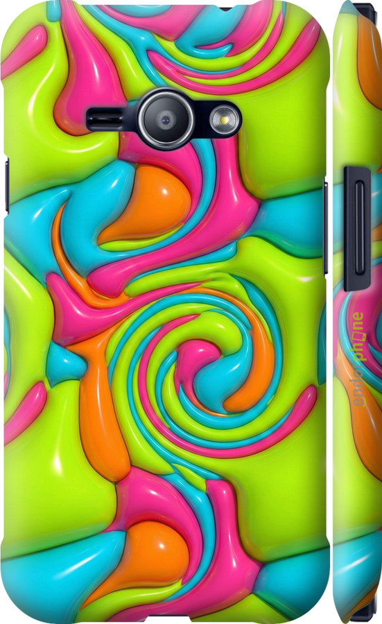 3D пластиковий матовий чехол Y2K Jelly Dream для Samsung Galaxy J1 Ace J110H - 6780m-215 изображение 