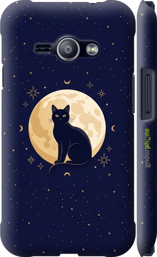 3D пластиковый матовый чехол Cute Cat Celestial/Witchy для Samsung Galaxy J1 Ace J110H - 6787m-215 изображение 