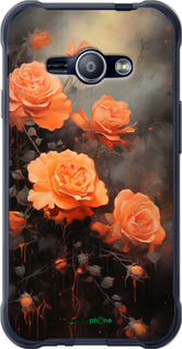 2D пластиковый чехол Оранжевые розы для Samsung Galaxy J1 Ace J110H - 5944t-215 изображение 