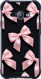 2D пластиковый чехол Coquette Ribbons Dark Coquette для Samsung Galaxy J1 Ace J110H - 6767t-215 изображение 
