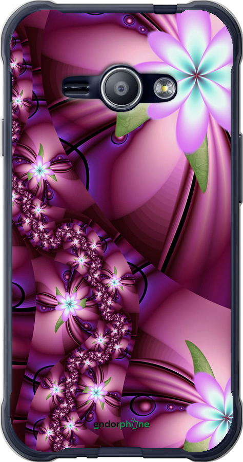 

2D пластиковий чохол "Квіткова мозаїка" для Samsung Galaxy J1 Ace J110H, Рожевий