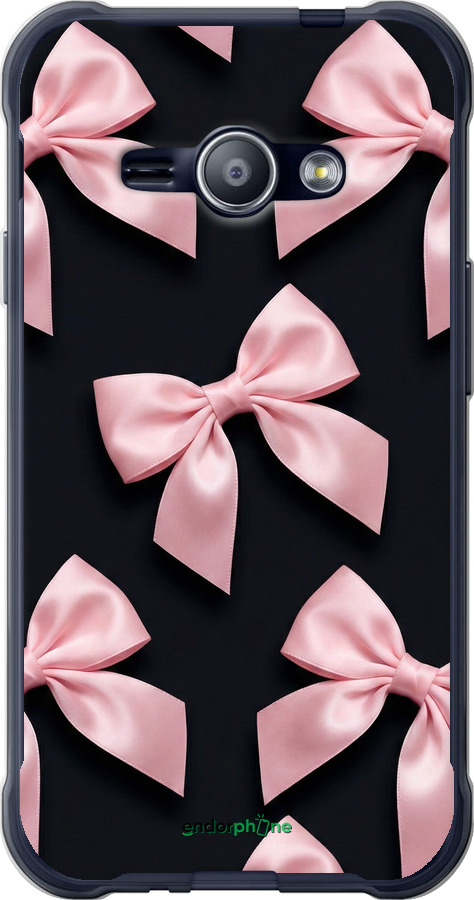 2D пластиковый чехол Coquette Ribbons Dark Coquette для Samsung Galaxy J1 Ace J110H - 6767t-215 изображение 