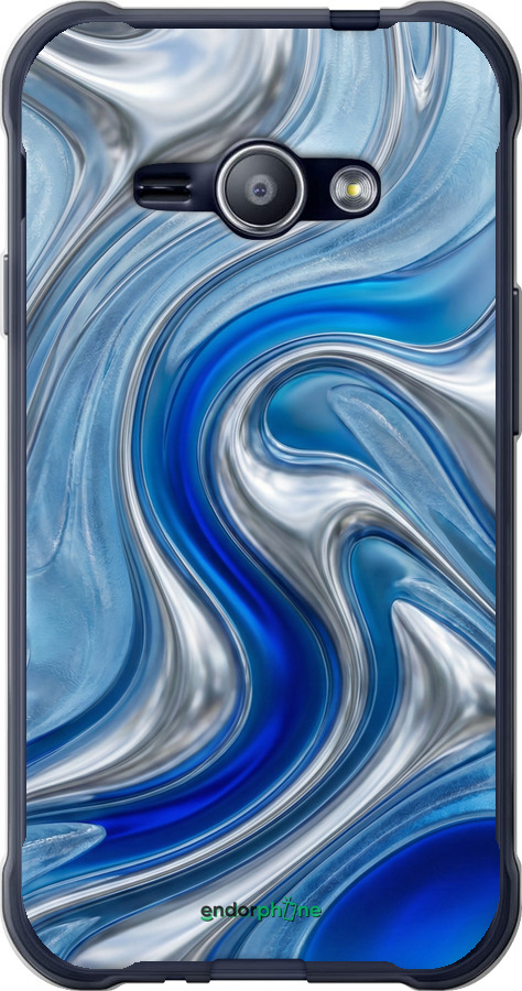 2D пластиковий чехол Liquid Chrome для Samsung Galaxy J1 Ace J110H - 6781t-215 изображение 