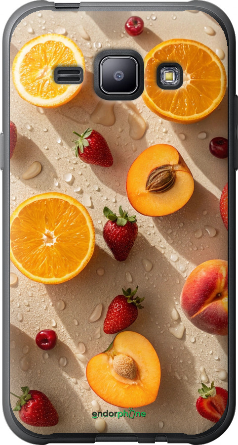 2D пластиковий чехол Фрукти 3 для Samsung Galaxy J1 J100H - 6703t-104 изображение 