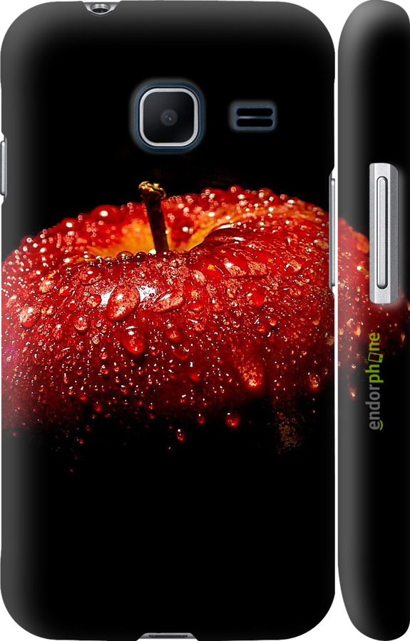 3D пластиковый матовый чехол Яблоко для Samsung Galaxy J1 Mini J105H - 6022m-258 изображение 