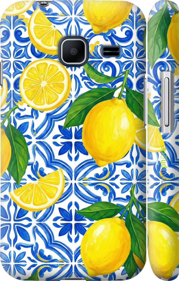 3D пластиковий матовий чехол Grocery Girl Italian Summer для Samsung Galaxy J1 Mini J105H - 6766m-258 изображение 