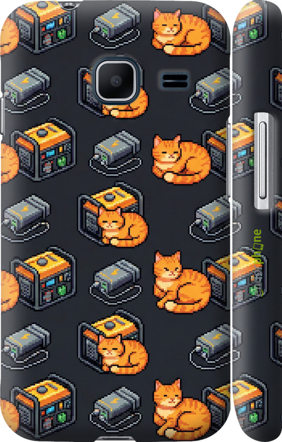 3D пластиковый матовый чехол Autonomous Zone для Samsung Galaxy J1 Mini J105H - 6771m-258 изображение 