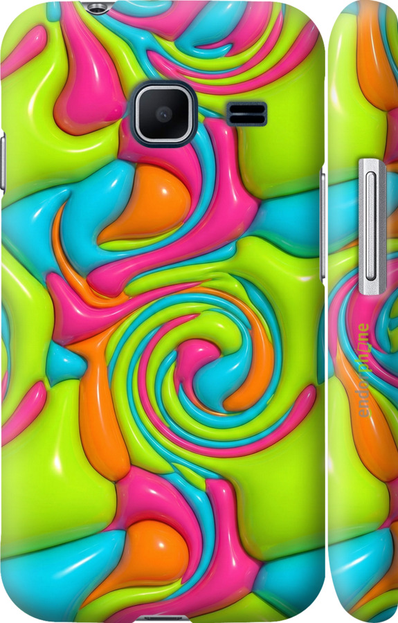 3D пластиковий матовий чехол Y2K Jelly Dream для Samsung Galaxy J1 Mini J105H - 6780m-258 изображение 