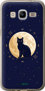 Силиконовый чехол 'Cute Cat Celestial/Witchy' для Samsung Galaxy J2 (2016) J210 изображение 3