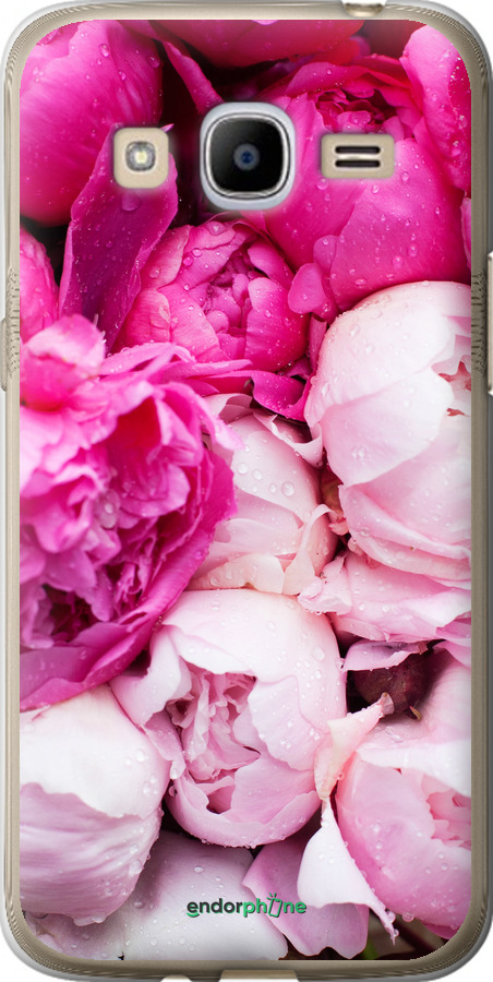 

Silicone Capa "Peónias cor-de-rosa" para Samsung Galaxy J2 (2016) J210