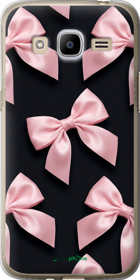 Силиконовый чехол Coquette Ribbons Dark Coquette для Samsung Galaxy J2 (2016) J210 - 6767u-270 изображение 