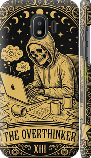 3D пластиковый матовый чехол The Overthinker для Samsung Galaxy J2 2018 - 6774m-1351 изображение 