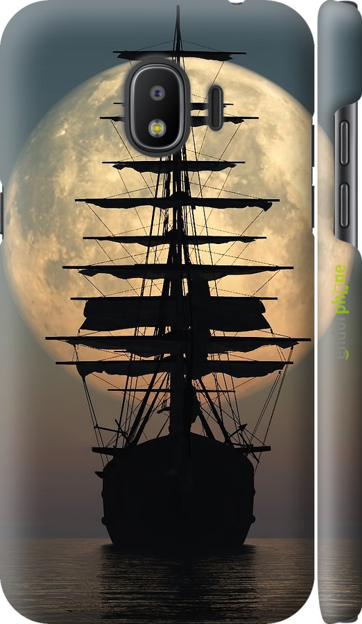 3D пластиковий матовий чехол Корабель для Samsung Galaxy J2 2018 - 5998m-1351 изображение 