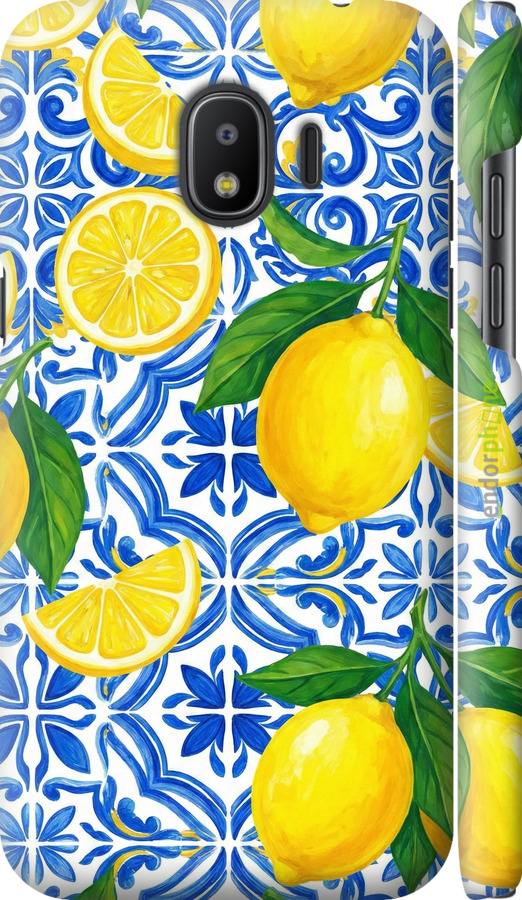 3D пластиковый матовый чехол Grocery Girl Italian Summer для Samsung Galaxy J2 2018 - 6766m-1351 изображение 