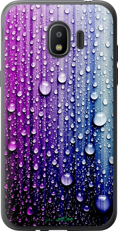 

Силіконовий чохол "Краплини води" для Samsung Galaxy J2 2018, Синій