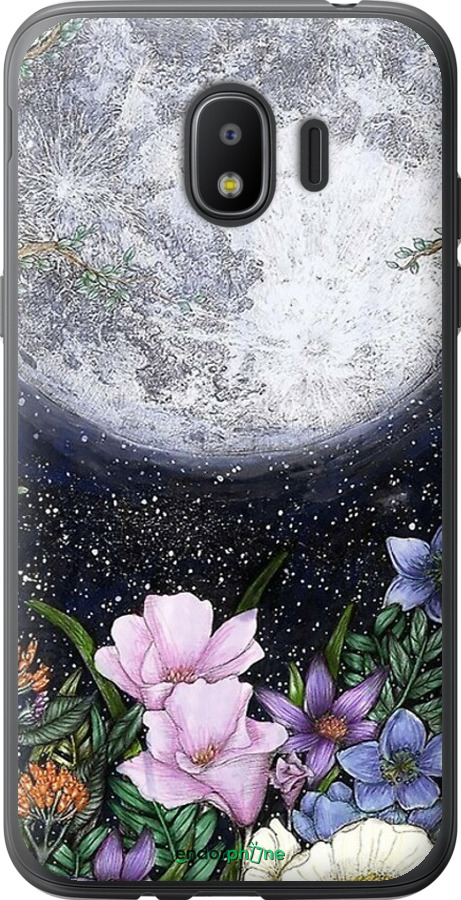 Силиконовый чехол Полночь в саду для Samsung Galaxy J2 2018 - 6259u-1351 изображение 