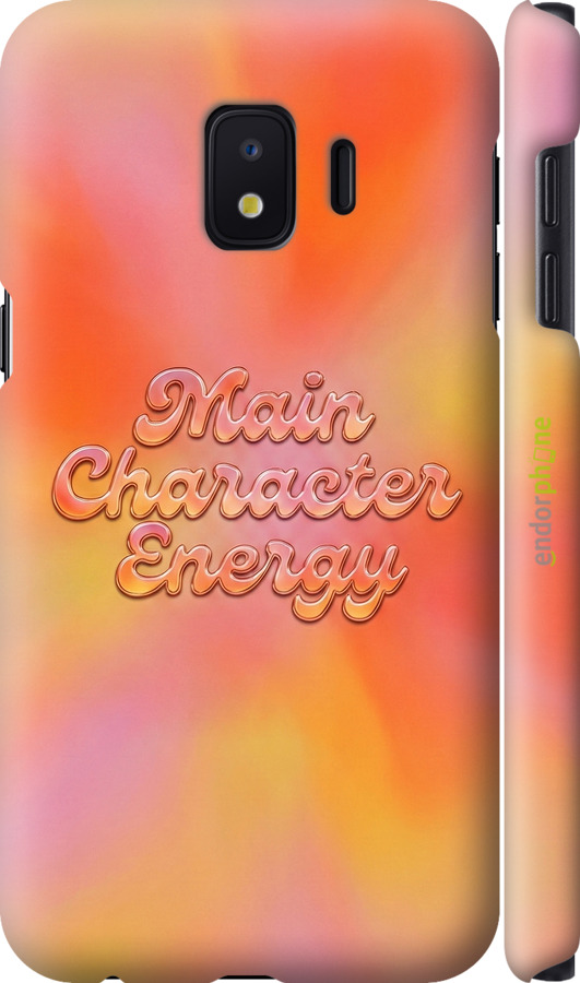3D пластиковый матовый чехол Aura Gradient Main Character Energy Aesthetic Y2K для Samsung Galaxy J2 Core - 6783m-1565 изображение 