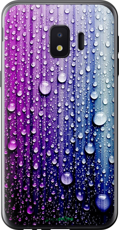 

Силіконовий чохол "Краплини води" для Samsung Galaxy J2 Core, Синій