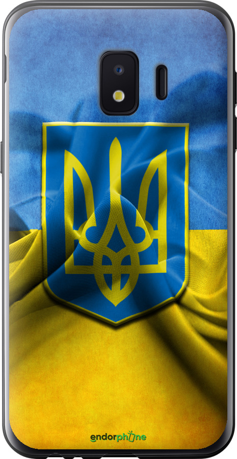 

Силіконовий чохол "Прапор та герб України" для Samsung Galaxy J2 Core, Блакитний