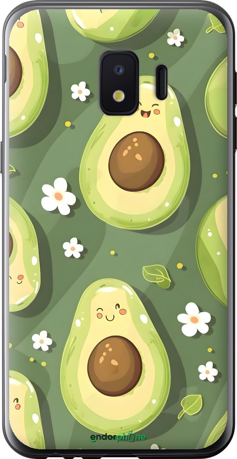 Силіконовий чехол Авокадо для Samsung Galaxy J2 Core - 6380u-1565 изображение 