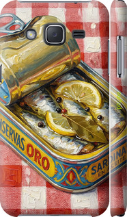 3D пластиковий матовий чехол Vintage Sardine Tin Phone для Samsung Galaxy J2 J200H - 6772m-190 изображение 