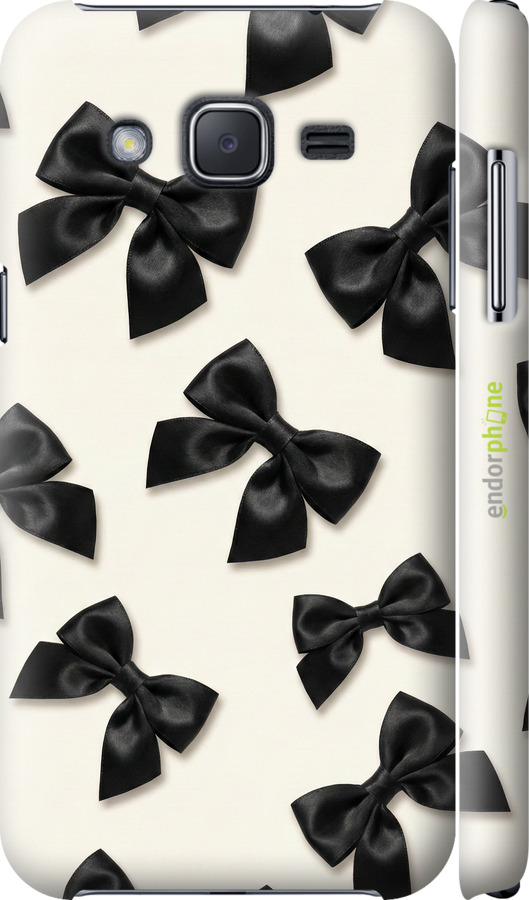 3D пластиковий матовий чехол Dark Coquette для Samsung Galaxy J2 J200H - 6765m-190 изображение 