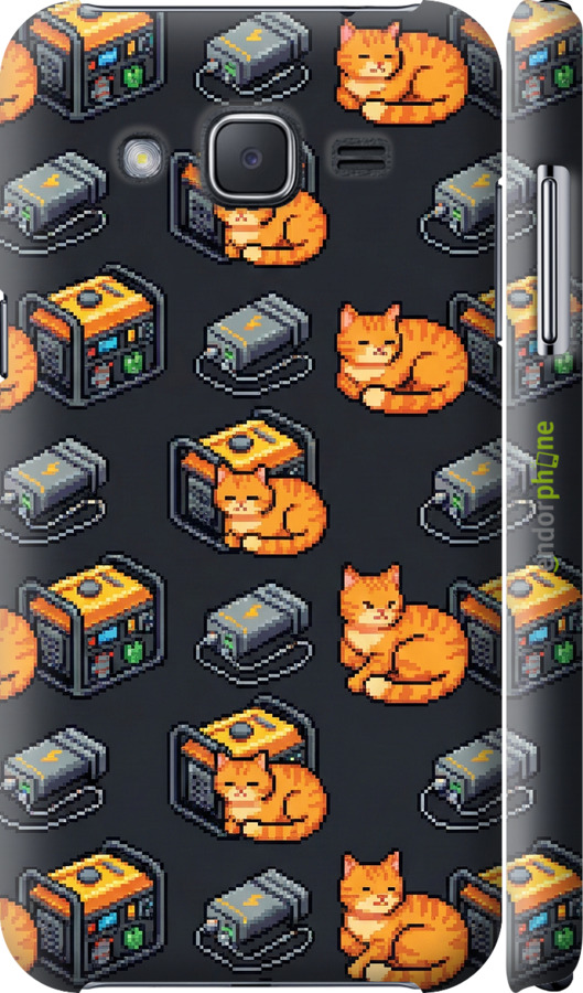 3D пластиковий матовий чехол Autonomous Zone для Samsung Galaxy J2 J200H - 6771m-190 изображение 