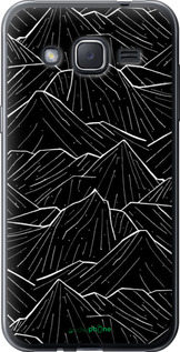 Силиконовый чехол С изображением Темных гор для Samsung Galaxy J2 J200H - 6489u-190 изображение 