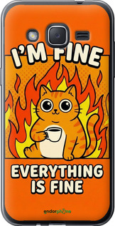 Силиконовый чехол Funny Cat для Samsung Galaxy J2 J200H - 6786u-190 изображение 