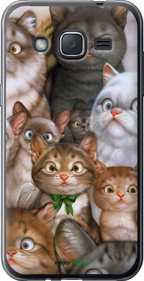 

Силіконовий чохол "Коти" для Samsung Galaxy J2 J200H