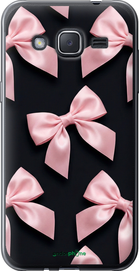 Силиконовый чехол Coquette Ribbons Dark Coquette для Samsung Galaxy J2 J200H - 6767u-190 изображение 