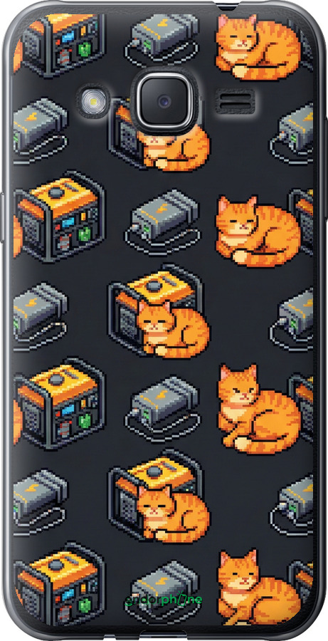 Силиконовый чехол Autonomous Zone для Samsung Galaxy J2 J200H - 6771u-190 изображение 