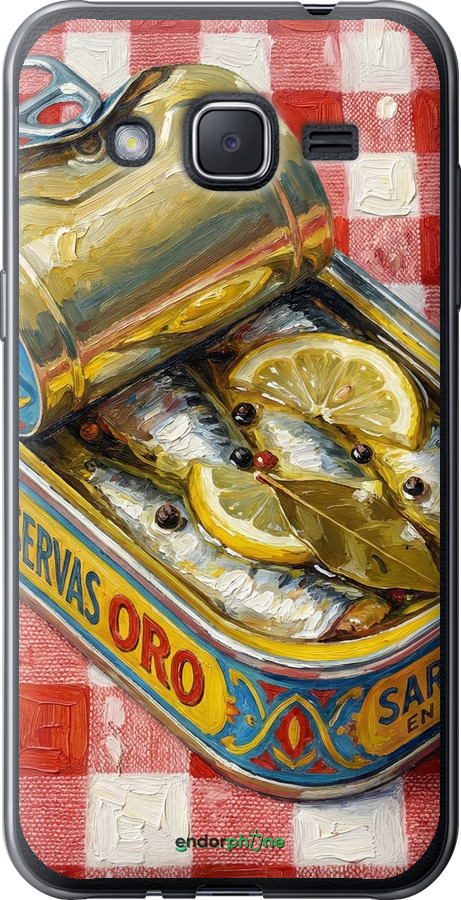 Силиконовый чехол Vintage Sardine Tin Phone для Samsung Galaxy J2 J200H - 6772u-190 изображение 