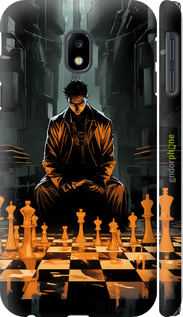 3D пластиковый матовый чехол Шахматы для Samsung Galaxy J3 (2017) - 5951m-650 изображение 