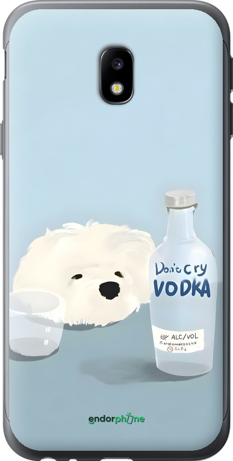Силіконовий чехол Пес водка для Samsung Galaxy J3 (2017) - 6368u-650 изображение 
