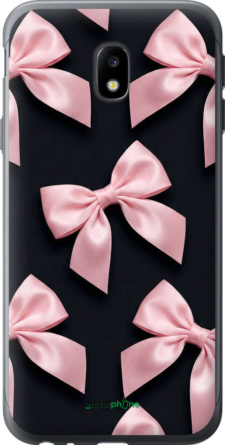 2D пластиковый чехол Coquette Ribbons Dark Coquette для Samsung Galaxy J3 (2017) - 6767t-650 изображение 