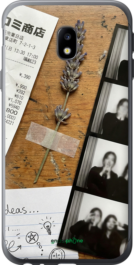 2D пластиковий чехол Aesthetic Scrapbook Collage для Samsung Galaxy J3 (2017) - 6773t-650 изображение 
