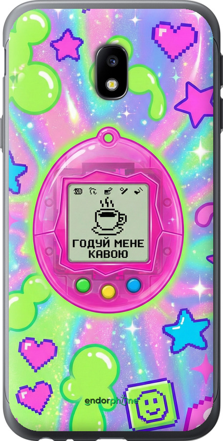 2D пластиковый чехол Y2K Aesthetic Retro Pet: Годуй мене кавою для Samsung Galaxy J3 (2017) - 6784t-650 изображение 