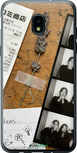 Силиконовый чехол Aesthetic Scrapbook Collage для Samsung Galaxy J3 2018 - 6773u-1501 изображение 