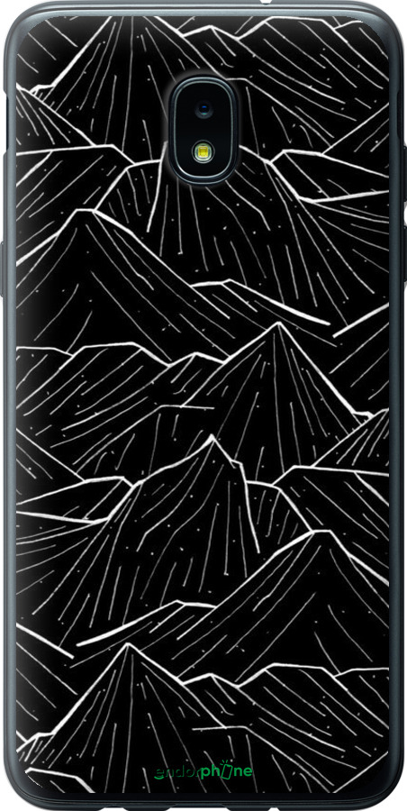 Силиконовый чехол С изображением Темных гор для Samsung Galaxy J3 2018 - 6489u-1501 изображение 