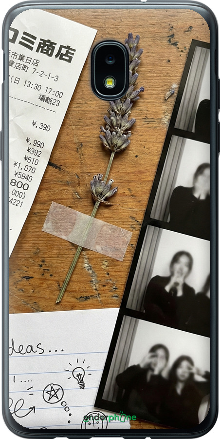 Силиконовый чехол Aesthetic Scrapbook Collage для Samsung Galaxy J3 2018 - 6773u-1501 изображение 