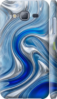 3D пластиковый матовый чехол 'Liquid Chrome' для Samsung Galaxy J3 Duos (2016) J320H изображение 7