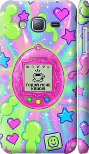 3D пластиковый матовый чехол 'Y2K Aesthetic Retro Pet: Годуй мене кавою' для Samsung Galaxy J3 Duos (2016) J320H изображение 7
